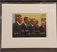 Five Presidents Matted Print