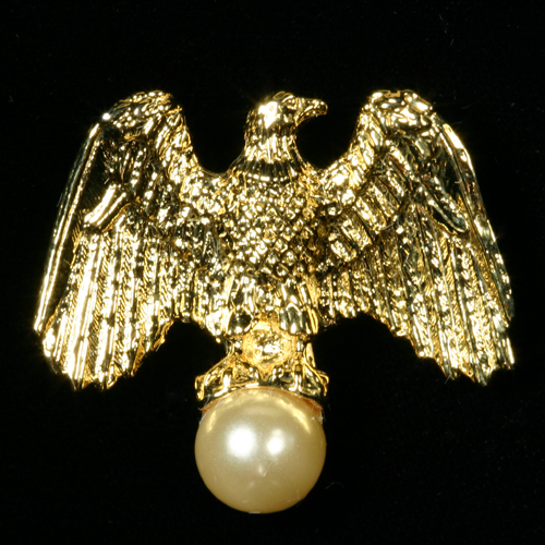 Eagle Pearl Pin
