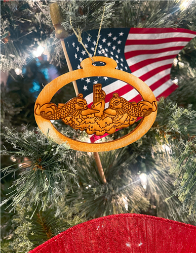 US Navy Submarine Ornament