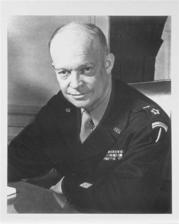 General Eisenhower B&W Photo