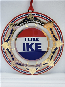 "I LIKE IKE" Ornament