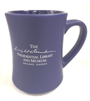Cobalt Mug with Presidential Seal and Signature