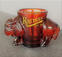 Kansas Buffalo Shot Glass