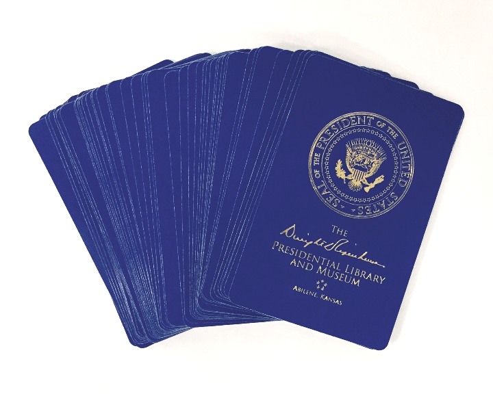 Eisenhower Library  Playing Cards- Blue