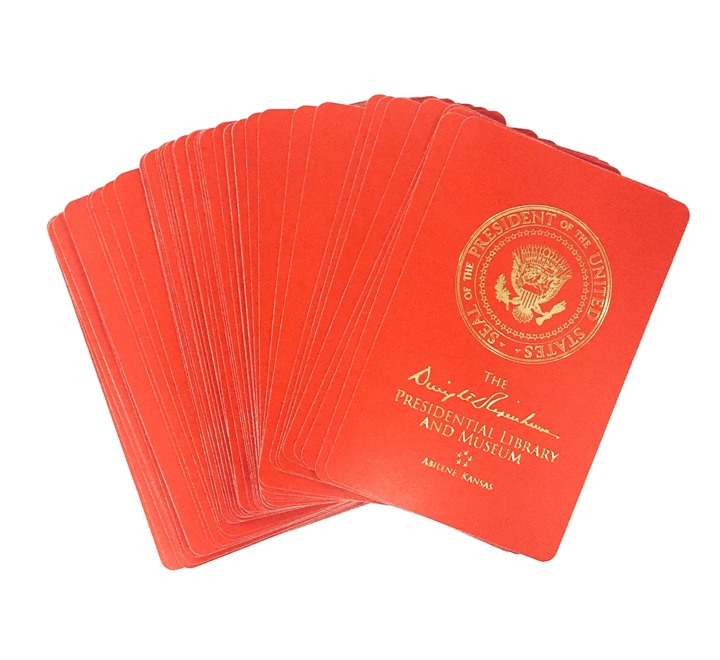 Eisenhower LIbrary Playing Cards- Red