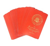 Eisenhower LIbrary Playing Cards- Red