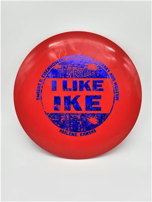 "I LIKE IKE" Red Millennium OLF Disc