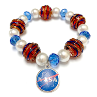 NASA Logo Charm Bracelet