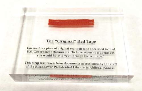 Paperweight, Red Tape