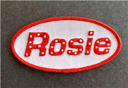 Rosie the Riveter Name Patch