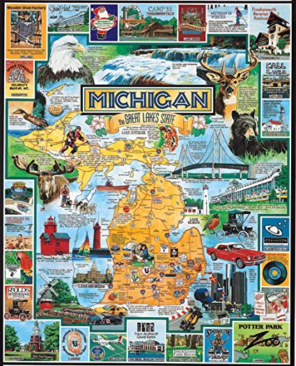 Puzzle: Best of Michigan, 1000 pcs