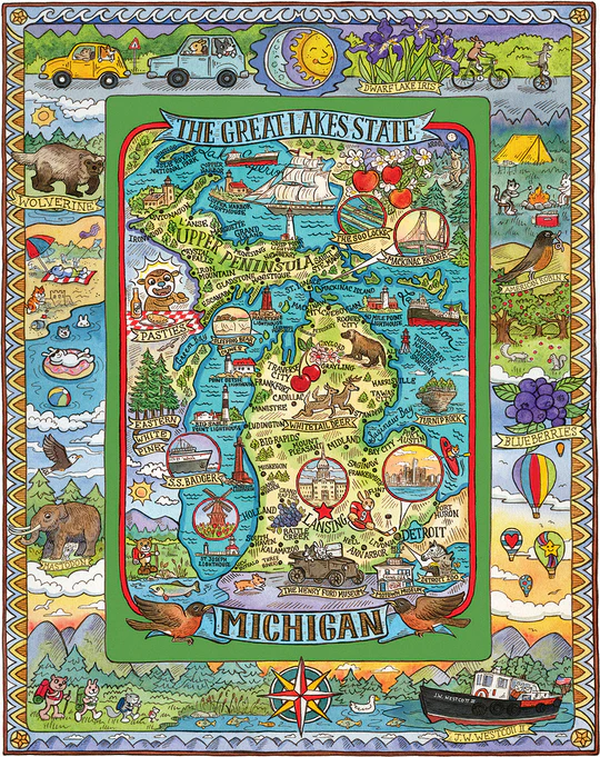 Puzzle, Michigan, 1000 pcs