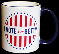 "I Vote for Betty" Ceramic Mug