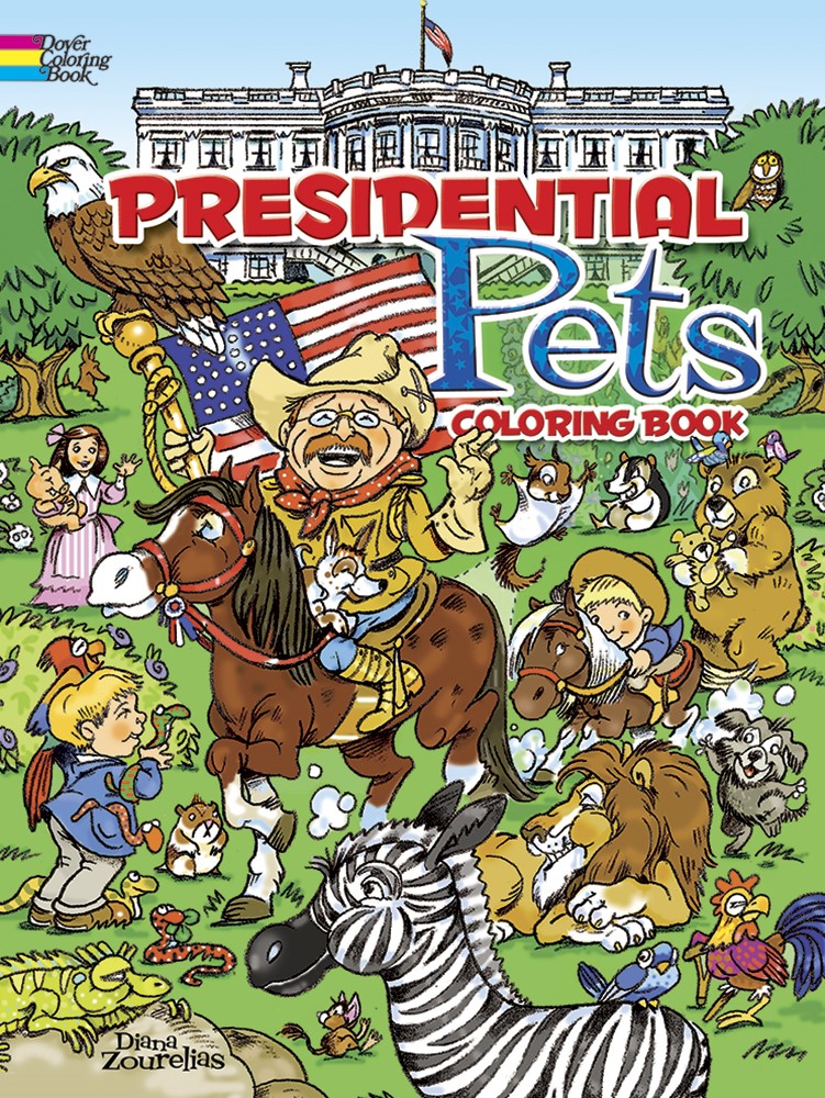 Presidential Pets Coloring Book