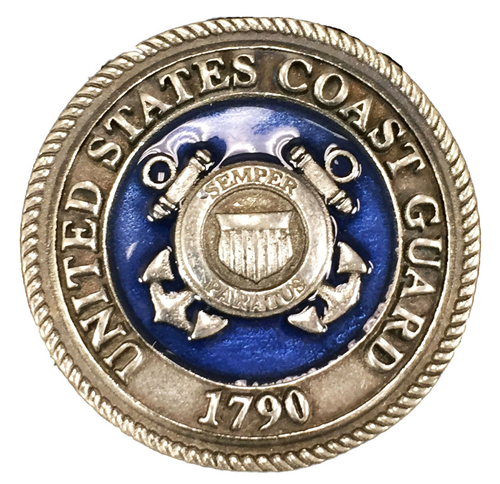 United States Coast Guard Pewter Challenge Coin