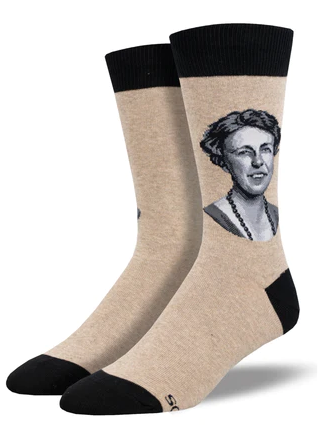 Eleanor Roosevelt Mens Socks