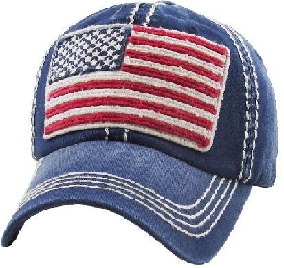 American Flag Cap, Navy