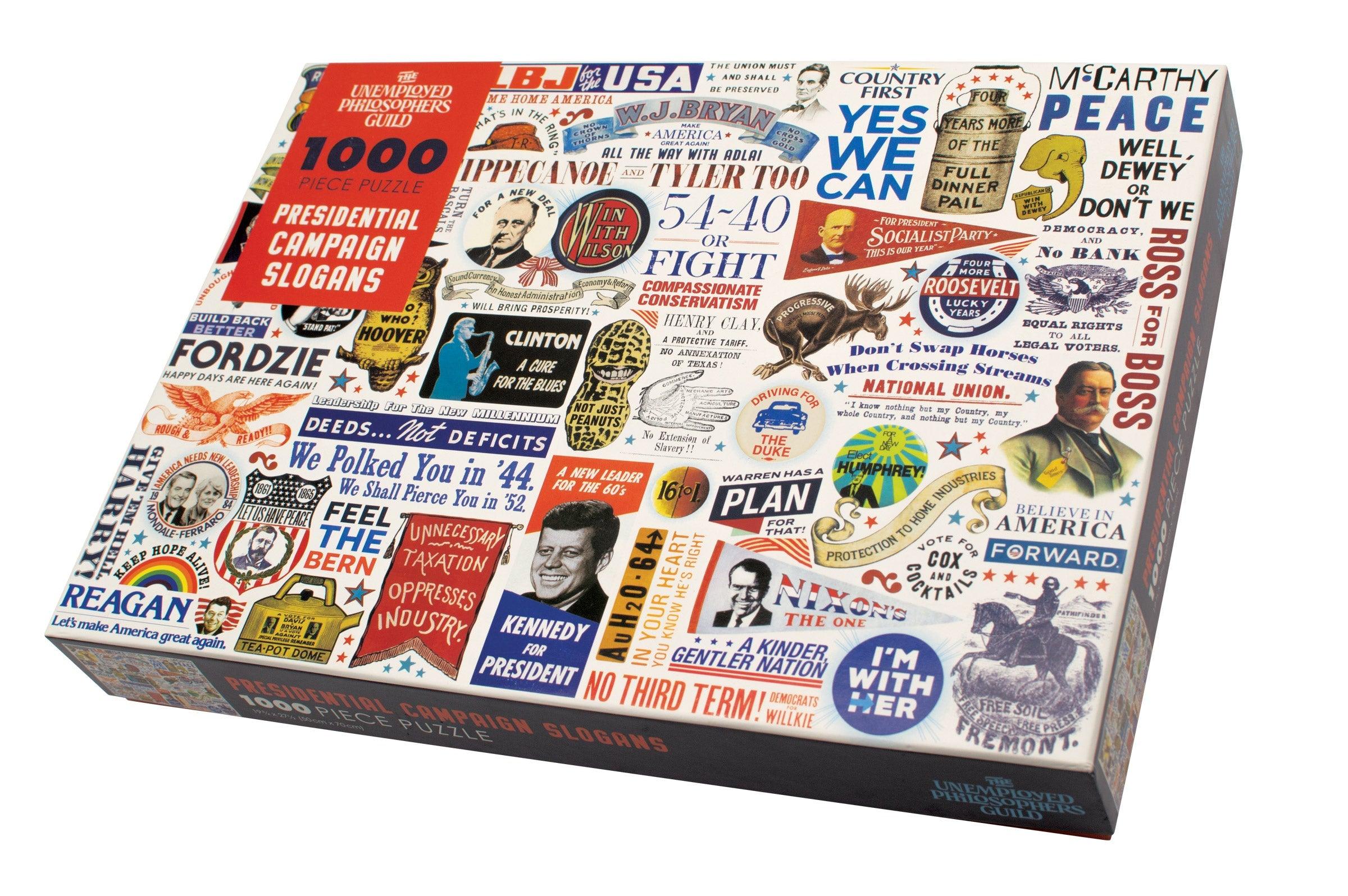 Presidential Campaign Slogans Puzzle 1000 pcs