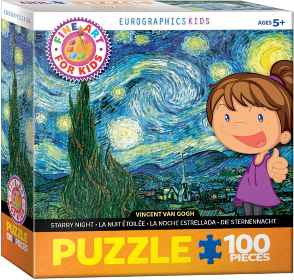 Puzzle, Starry Night Kids, 100 pcs