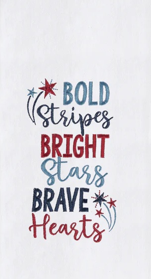 Towel, Bold, Bright & Brave