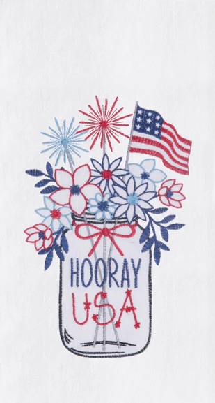 Towel, Hooray USA Flowers