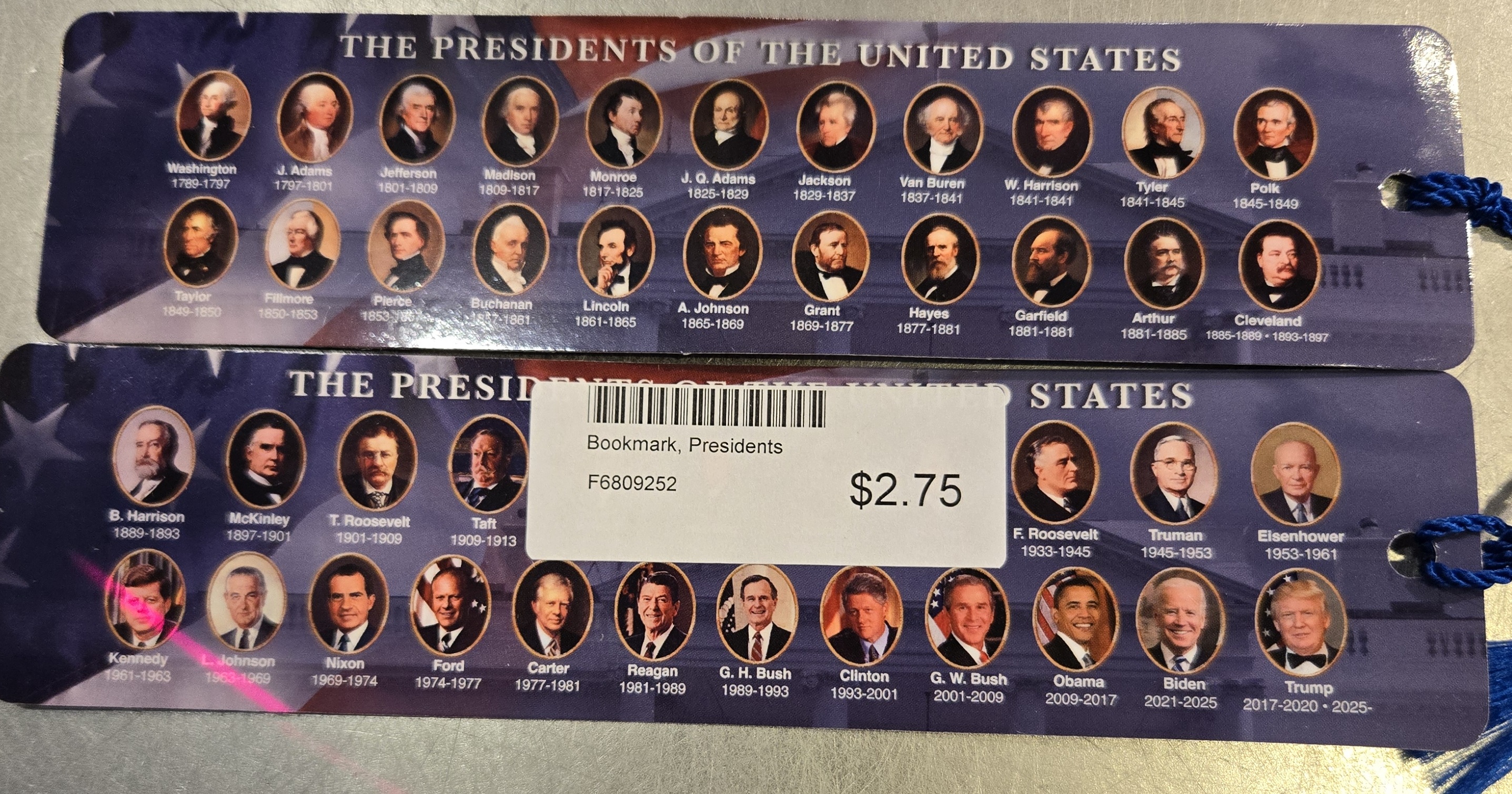 Bookmark, Presidents
