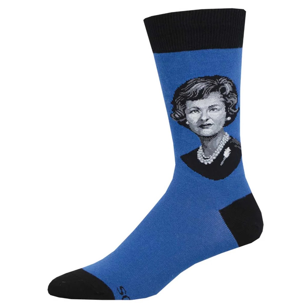 Socks, Men's Crew, Lady Bird Blue