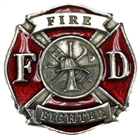 Fire Fighter Pewter Challenge Coin