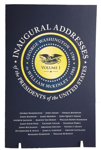 Inaugural Addresses, Vol. 1