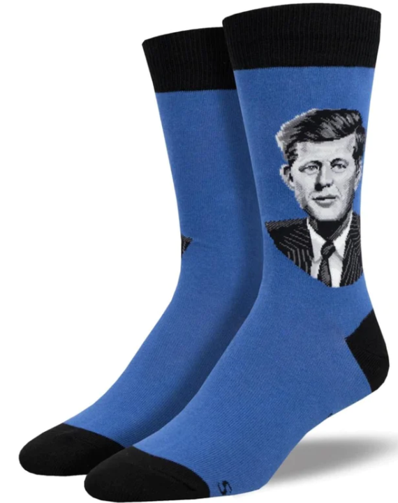 JFK Socks Mens Blue