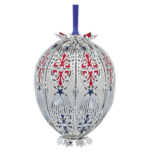 Patriotic 3D Egg Ornament Made in USA!