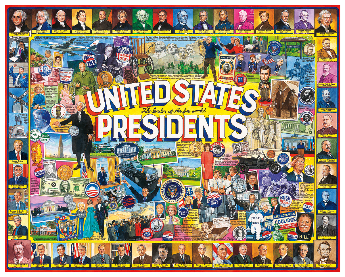 US Presidents Collage Puzzle