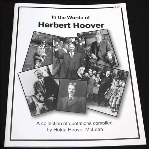 In the Words of Herbert Hoover
