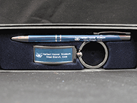Pen/Key Ring-Lt. Blue