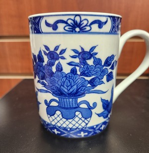 Porcelain-Mug Blue and White