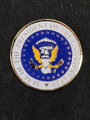 Magnet Presidential Seal Round Metal