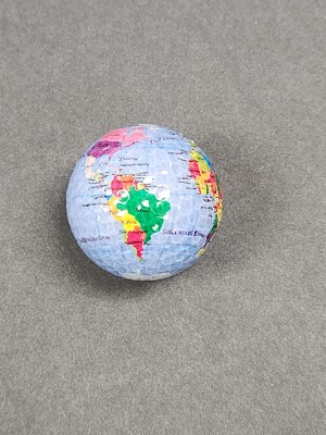 Golf Balls-World Map