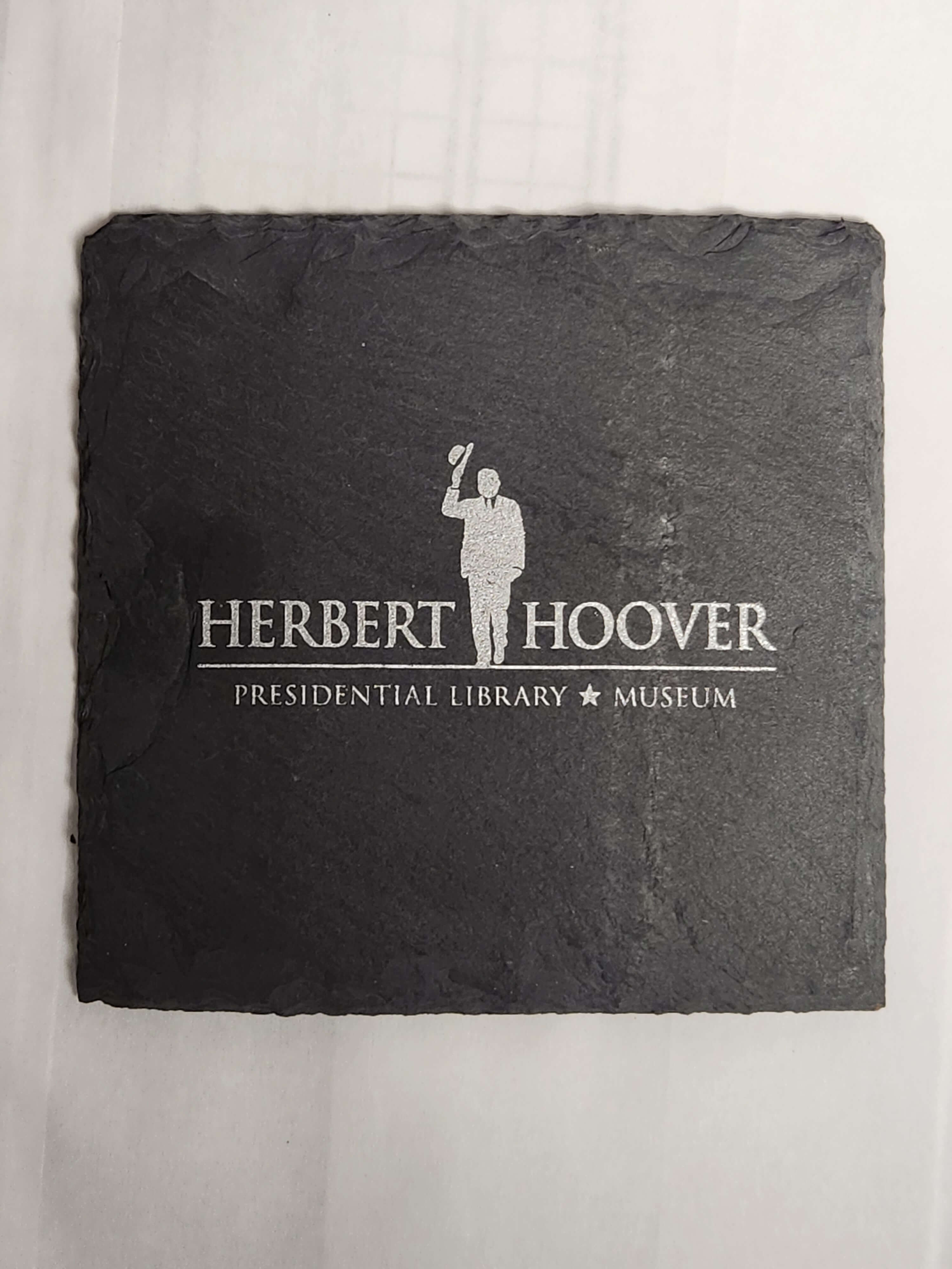 Slate Coaster - Herbert Hoover Presidential Library and Museum