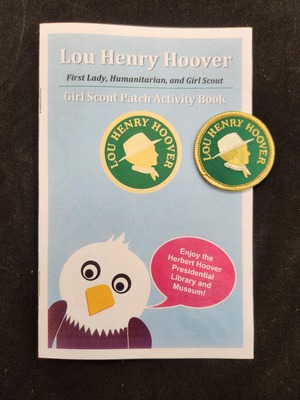 Girl Scouts Lou Henry Hoover Patch and Activity Book