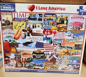 Puzzle-I Love America