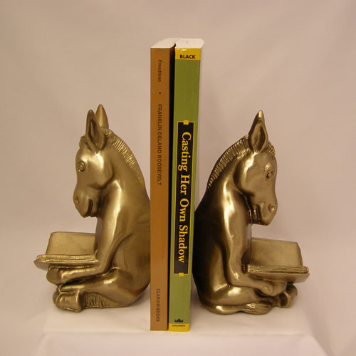 Reading Donkey Bookends