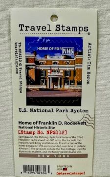 Travel Stamps: FDR Home