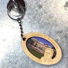 FDR Home Silhouette Keychain