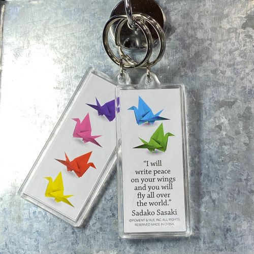 Origami Cranes Keyring