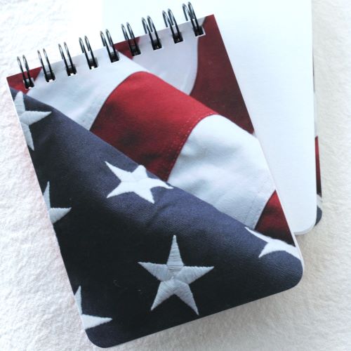 American Flag 4" Notebook