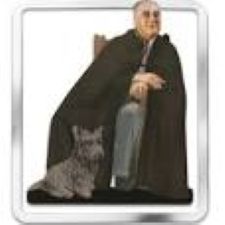 Metal FDR Bookmark in Plastic Sleeve