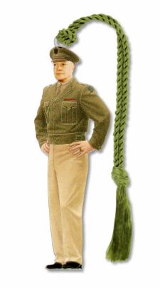 Metal General Eisenhower Bookmark in Plastic Sleeve