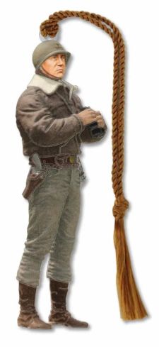 Metal General Patton Bookmark in Plastic Sleeve