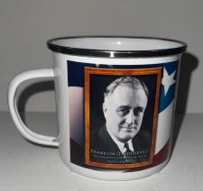 Cuppa FDR  Metal Camp Mug 15oz