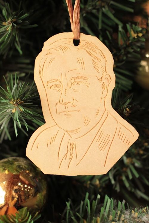 FDR Sketch Ornament